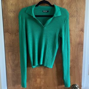 Long sleeve polo shirt